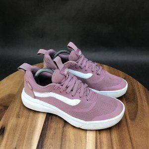 Vans UltraRange Pink Lightweight Skate Shoes Low Top Lace Up Womens Size 5.5